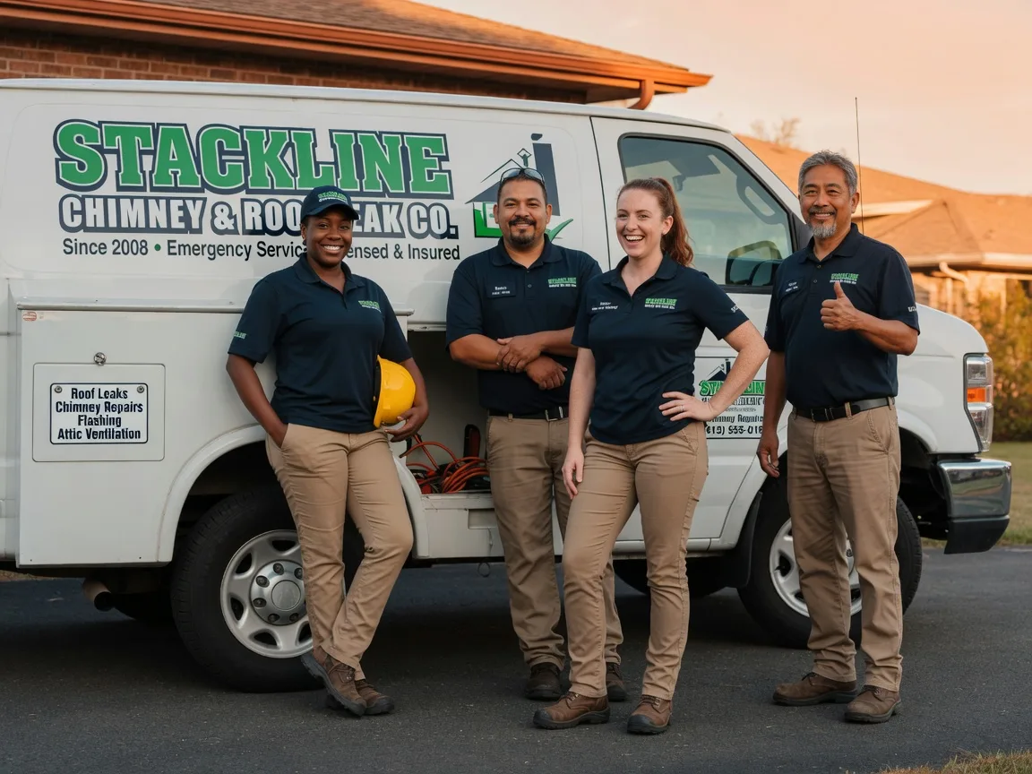 Chimney flashing repair company in Springdale, AR